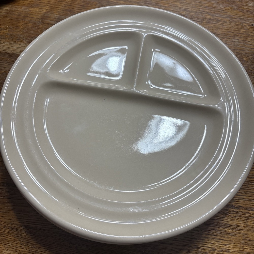 Vintage‎ Grill Plate Wallace China Desert Restaurant Ware 1940S Diner Divided